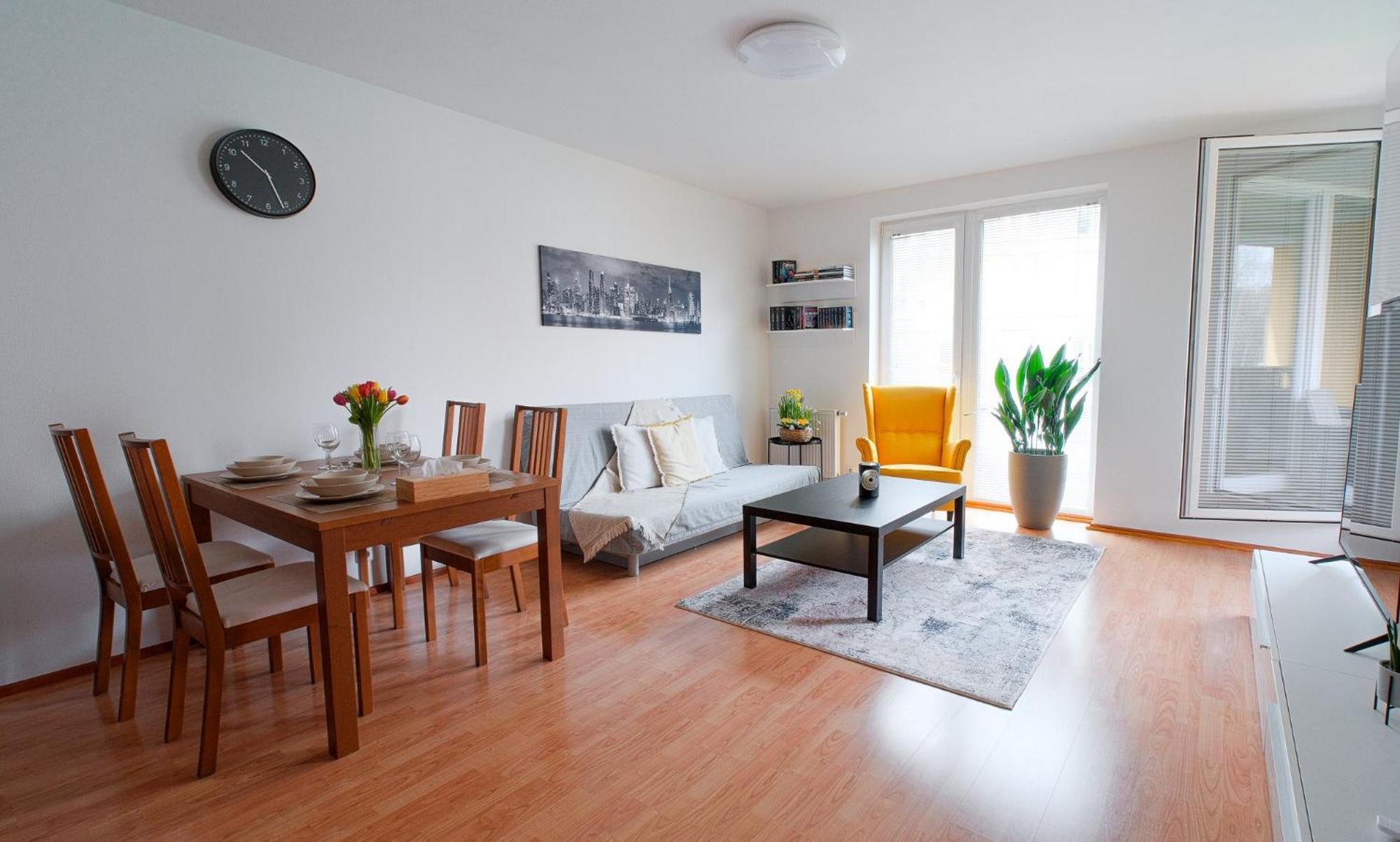 Apartamento U Metra, 4 Hoste, Parking Free, Blizko O2 Arena